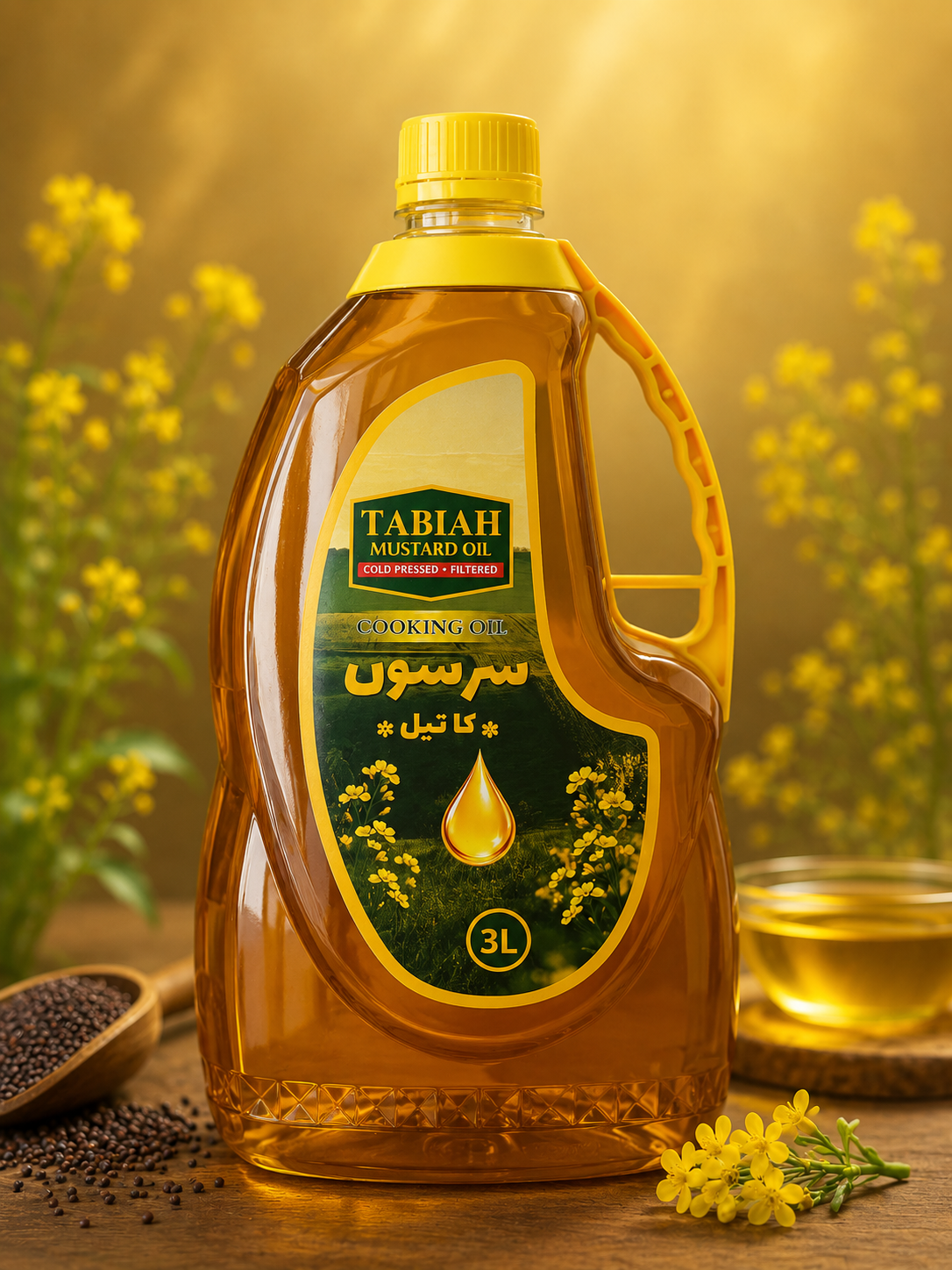 Cold Pressed Mustard Oil – 3L